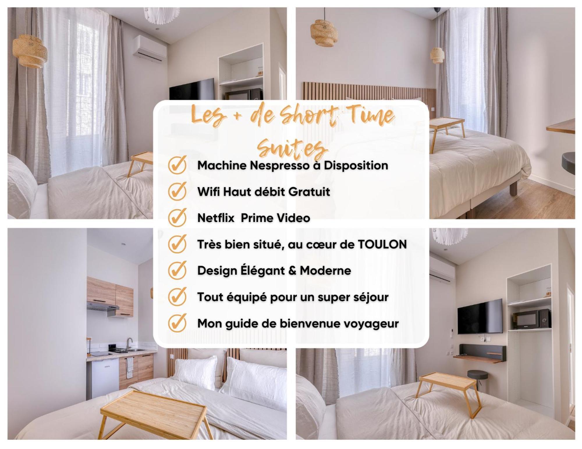 Short Time Suites Toulon Centre 3 "Le Spot" Check-In Auto Exterior foto